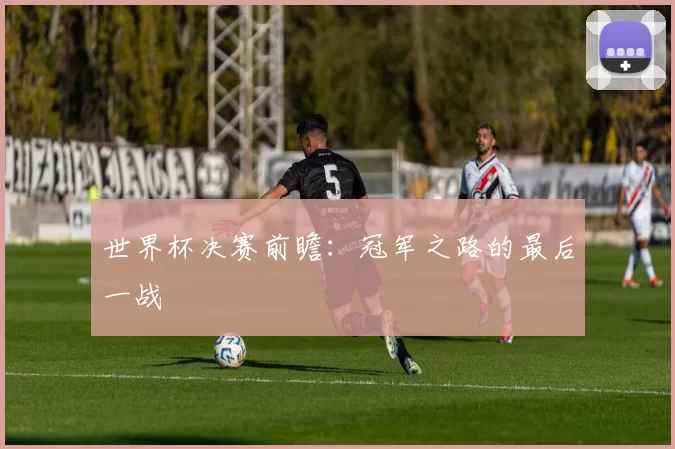 世界杯决赛前瞻:冠军之路的最后一战